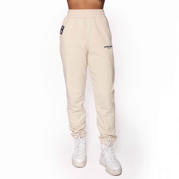 Smash + Tess Pants - SMASH + TESS X STAR WARS beige cream DROID JOGGER pants